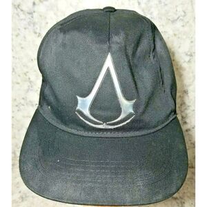 Ubisoft Assassins Creed Hat Black 2017 Video Game Baseball Cap Preowned Snapback